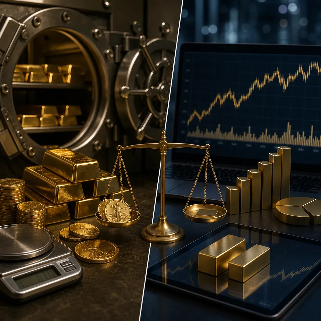 Physical Gold vs Gold ETFs