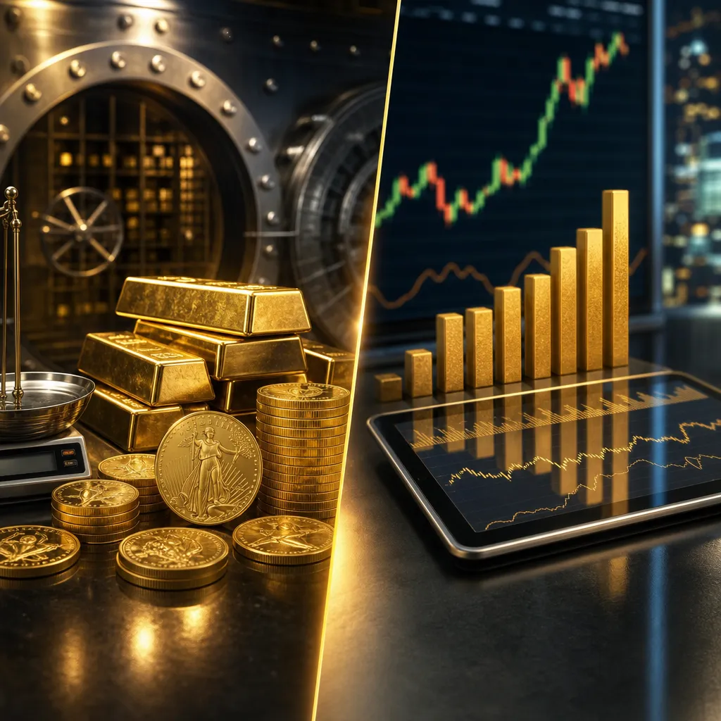 Gold Coins vs Gold ETFs